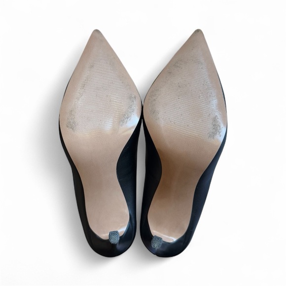 Steve Madden Thrive Black Leather Pump Heel • Size 7 - Picture 7 of 9